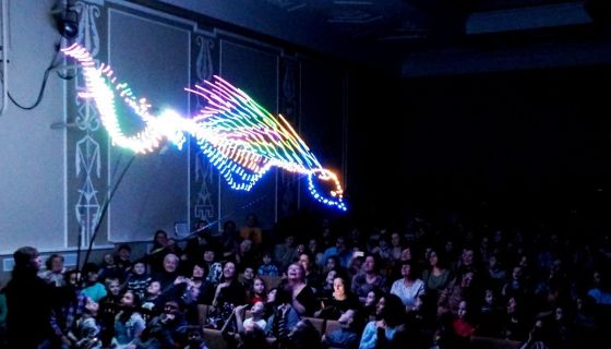 Представление световых кукол. Театр Николая Зыкова (Москва), Россошь