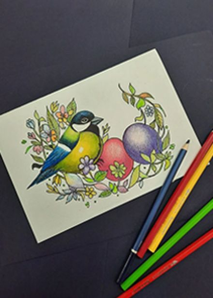 Пасхальная Открытка. Скетч. Зарисовки Карандашом. Музейное Занятие