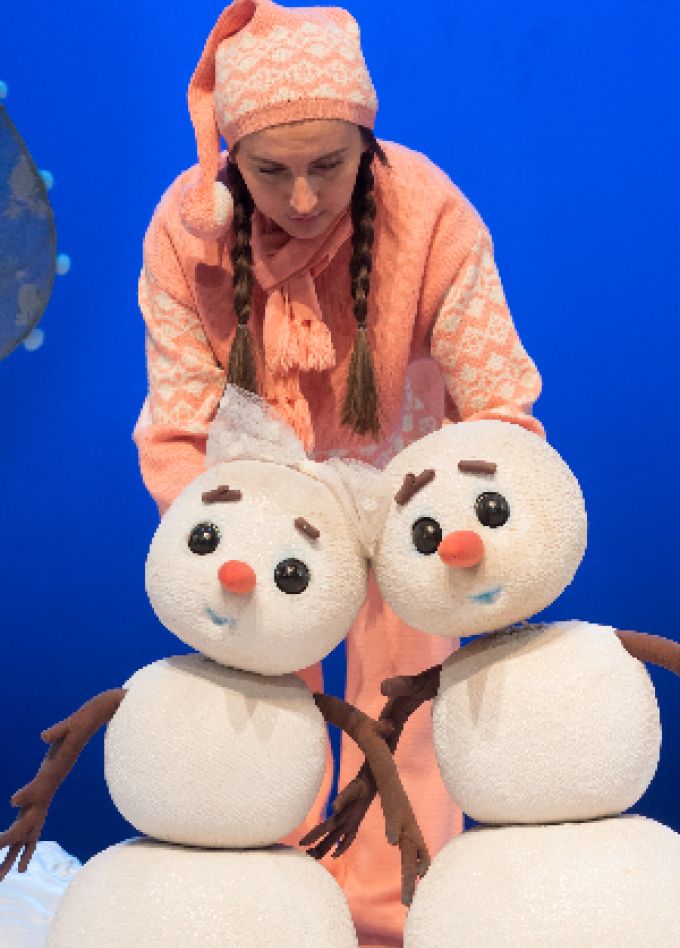 Солнышко и снежные человечки