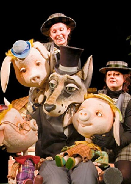 Три поросенка и Черный волк